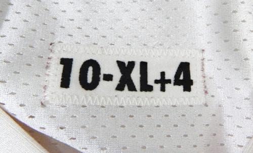 2010 Сан Франциско 49ерс Мани Лосон 99 Игра користеше бела практика Jerseyерси XL 918 - Непотпишана игра во НФЛ користена дресови