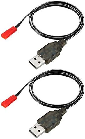 uxcell 2PCS JST - 2P USB Кабел За Полнење ЗА RC Автомобил 3.6 V 250ma Ni - MH Ni-Cd Батерија