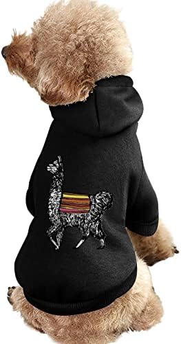 Облека за кучиња лама зимски дуксери за миленичиња меки и топли дуксери за кучиња за мали средни кучиња