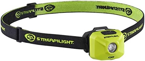 Streamlight 61430 QB Компактен 200-лумен за полнење на зракот на зракот со капаче, лента за глава и USB кабел, жолт