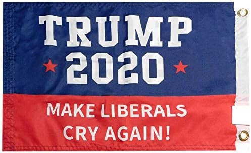 Американски суперerstoreвезда на големо во 2020 година Направете либерали да плачат двострани 100Д ткаени поли најлон 12 „x18“