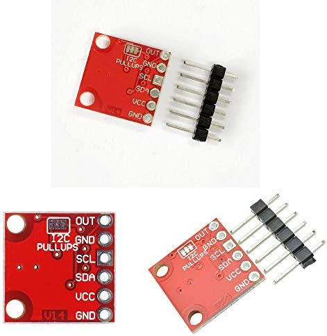 COMIDOX 4PCS MCP4725 Brewout Module I2C DAC 12bit Development Board 2,7V до 5,5V снабдување со EEPROM за Arduino Raspberry Pi