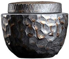 Lhmyghfdp Мала керамика урн, урни на човечки пепели, мини кремирање, за споделување на возрасни пепели на пепел, кучиња мачки од