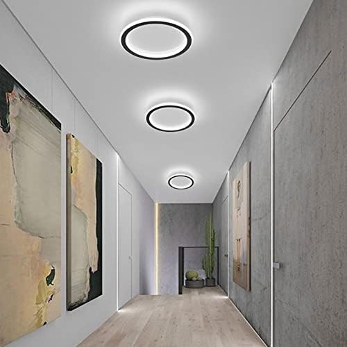 Мала модерна LED таванска светлина, 7,8 '' минималистичка тркалезна таванска ламба акрилик плапка од таванот за спална соба, кујна, ходник, влез