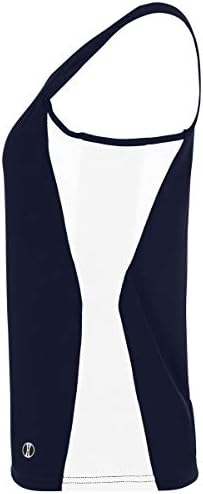 Holloway Sportswear Commens Vertical Singlet xs True морнарица/бела/бела боја