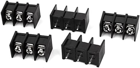 AEXIT 300V 20A Аудио и видео додатоци ZB45 3P 8mm Termin Terminal Barier Blocks Blocks Конектори и адаптери црни 5 парчиња