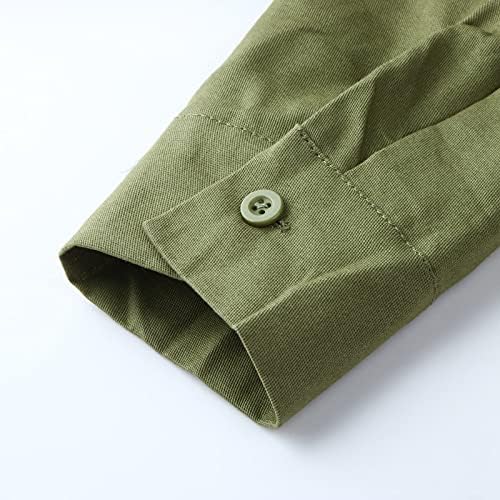 Машка маичка со долги ракави маица обичен цврст штанд со јака копче за блуза, чипка, врзана мека и удобна врвови, пулвер