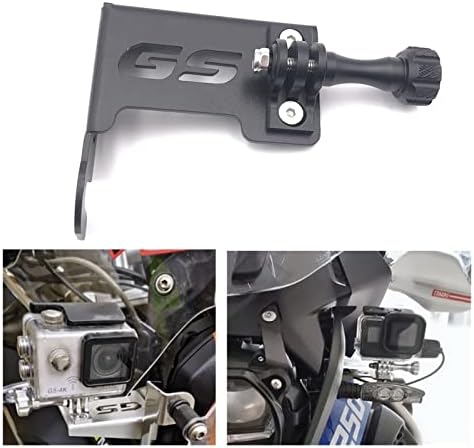 NoLace компатибилен со R1200gs LC Adv 2013-2018 R1200 R1250 GS R1250GS 2019- Заградата за поддршка на мотоцикл предниот лев фотоапарат GOPRO