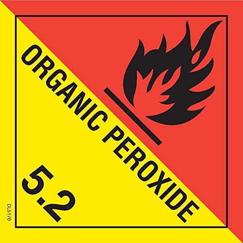 4 х 4 Органски Пероксид Д. О. Т. Класа 5 Етикети За Опасност