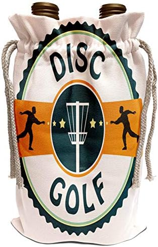 3Drose Phil Perkins - Disc Golf - Disc Golf - Силуета на путер фрлајќи во корпа за голф на диск - кеси за вино