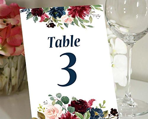 Дарлинг сувенир двострана печатена цветни броеви на табели свадба Декоративни табели картички-5 x 7
