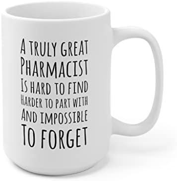 Panvola Навистина одличен фармацевт е тешко да се најде кафе -чаша фармацевтски техничар студент керамички чаша новини за пијалоци