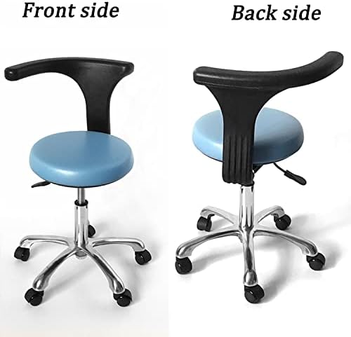 Стол за стоматолошка столица за прилагодување на столчето за заби на столче со потпирач за одмор и нозе, доктор стол со 360 степени