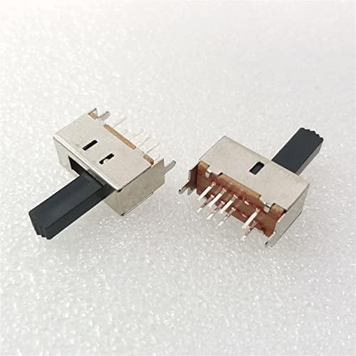 Прекинувач за слајд 10 парчиња микро мини прекинувач за слајдови 8pin 2p3t Вклучување на прекинувач за лизгање на електрична енергија DIY Електронски