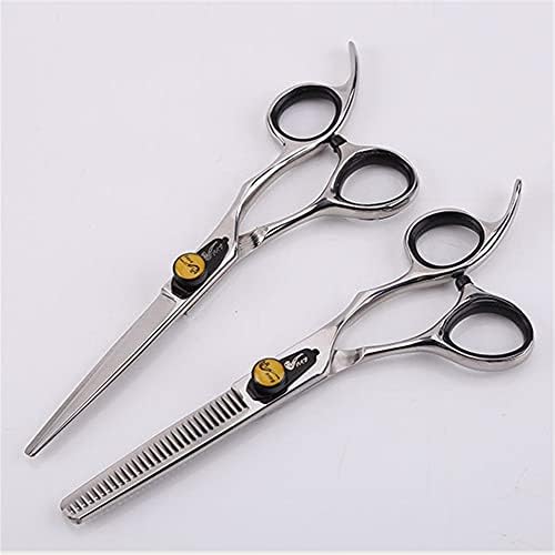 Xjpb ножици за сечење на косата комплет за сечење на коса/ножици за слабеење поставени 9Cr нерѓосувачки челик 6,0 инчи за салон за