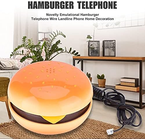 Телефонска жица за емулациони хамбургер SDFGH, телефонска фиксна телефонска декорација Телефонска жица