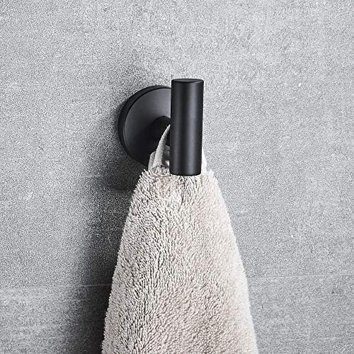 Marmolux ACC - пешкир кука црна бања единечна палто кука кујна кујна мала рака држач за рачно капаче капа врата за закачалка решетката