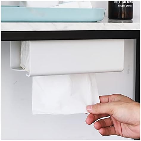 Cusstally 2 парчиња држач за тоалетна хартија без паста wallид за паста, висечки ткиво кутија WC хартиена кутија за чување тоалета