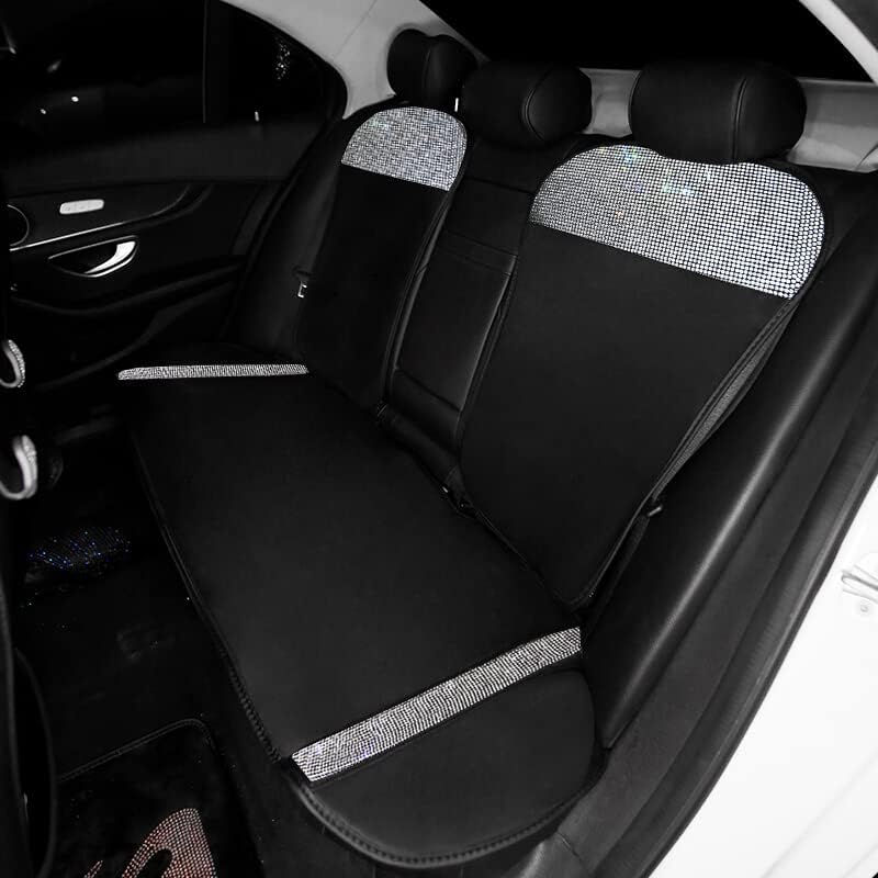 Дишуаи Блинг седиште за автомобили ги опфаќа целосниот сет за жени девојче за дишење на мрежи за дишење дијаманти за седиштето на седиштето
