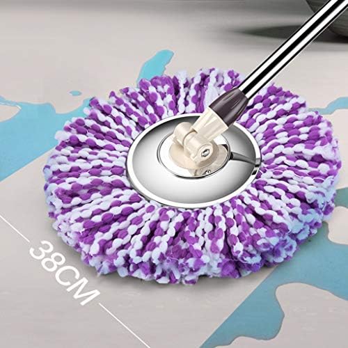 DXMRWJ SPIN MOP 360 ° Self Wringing Spinning Mop Moclable Microfiber Mop Heads лесен за употреба и складирање