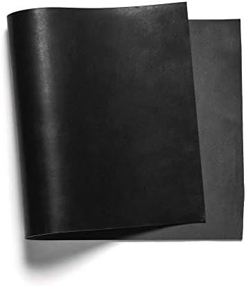 Bucketguy Horween Essex Leather панел, црна, повеќекратни тегови и големини