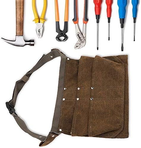 4 џебови алатка торбички за ремени, торбичка за алатка за алатки за алатки за алатки со прилагодлив појас за столари за градители на електричари