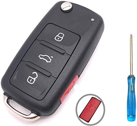 Замена на клуч за замена на клуч за замена на тастатура за клучеви за клуч за клучеви за VW Jetta Passt Далечински управувач со клучеви