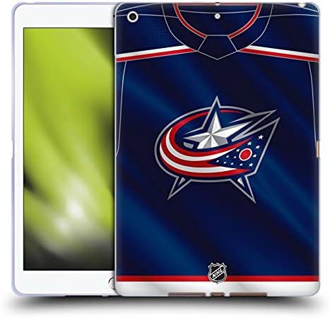 Дизајн на главни случаи официјално лиценциран NHL Jersey Columbus Blue јакни со меки гел, компатибилен со Apple iPad 10.2 2019/2020/2021
