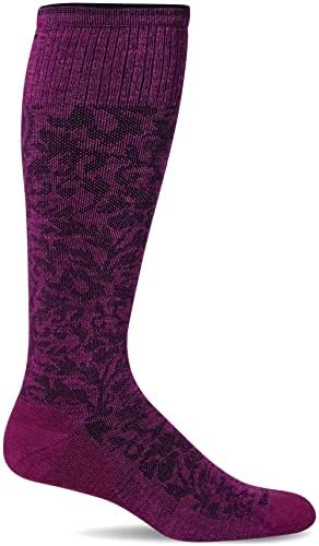 Cockwell Women's'sенски Дамаск Умерен дипломиран чорап за компресија