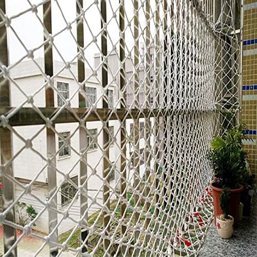 Заштитна Мрежа за Заштита од Паѓање За Качување На Товарна Мрежа за Деца Ограда За Безбедност На Мачки За Миленичиња За Скали На Прозорци На Балкон