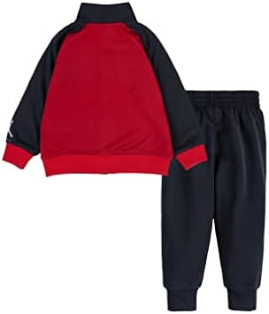 Jordanордан Мало момче Скокмен лого целосна поштенска јакна и панталони 2 парчиња тренерки