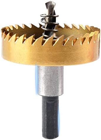 Katur 60mm HSS вежба малку дупка за заби, секач за метал од не'рѓосувачки челик, алатка за сечење на отворот за кобалт за дрво, легура