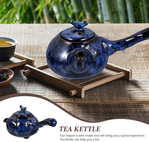 Jardwe Home Decore чај сад традиционално јапонски чајник керамички страничен рачен чајник Јокод чајник рачка рачка пивара саксија чај котел за