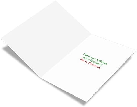 Благороднички - смешна среќна Божиќна честитка со плик - празничен шега хумор - стресни празници C4530XSG