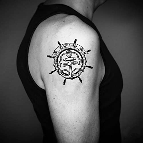 Крајбрежната Стража Привремена Налепница За Тетоважа-Омитат