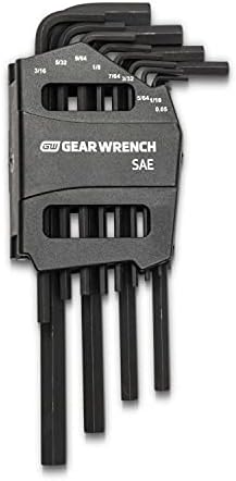 Gearwrench 9 парче Torx © сет на копчиња за хексадецимален лак - 83522