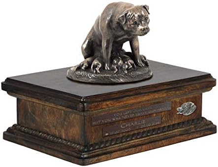 Ротвајлер Мама 2, Меморијал За Пепел Од Кучиња Со Статуа, Име На Милениче И Цитат-Артдог Персонализирано
