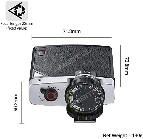 GODOX Лукс Помлад Ретро Камера Блиц 1/1-1/64 GN12(ISO100) 6000K € 200K Температура На Бојата, Автоматски &засилувач; Рачни Режими 28mm