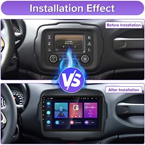 [2+32G] за 2015-2020 Џип Отпадник Радио, Apple CarPlay Android 11 Автомобил Стерео Со Android Auto 9 Екран На Допир Bluetooth Автомобил