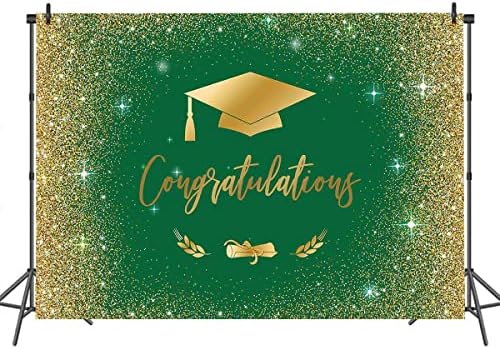 Мочичка Честитам Дипломирањето Позадина Класа На 2023 Златен Сјај Боке Дамки Фотографија Позадина Винил Дипломирање Капа Дизајн