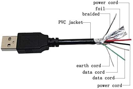 FitPow USB2.0 компјутер Поврзете го кабелот за податоци за сини микрофони, микрофон за снимање на USB за снимање