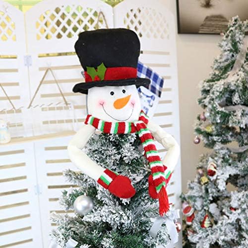 Нуобести Божиќна Елка Топер Снешко Дрво Гушкач Божиќен Празник Зимски Украси На Земјата На Чудата Божиќна Забава Го Фаворизира Божиќниот Декор