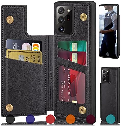 XcaseBar За samsung Galaxy Забелешка 20 ултра паричник случај со[Рфид Блокирање][4 Носителот На Кредитна Картичка], Назад Флип Книга СТП Кожа