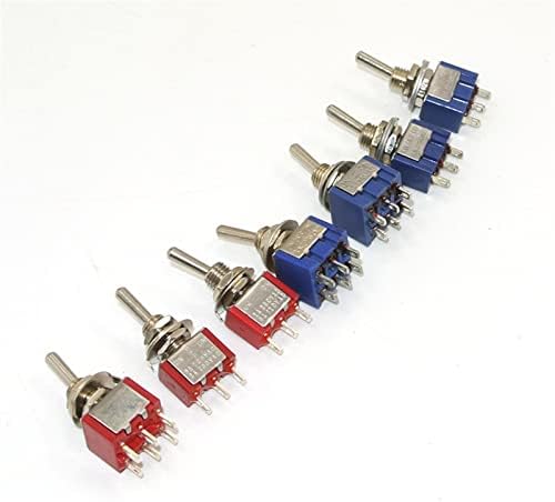 ZTHOME 5PCS TOGGLE SWITCH MINI SWITCES 2 SOSTION 3 SWITCH SWITCH MTS-102/103/202/203