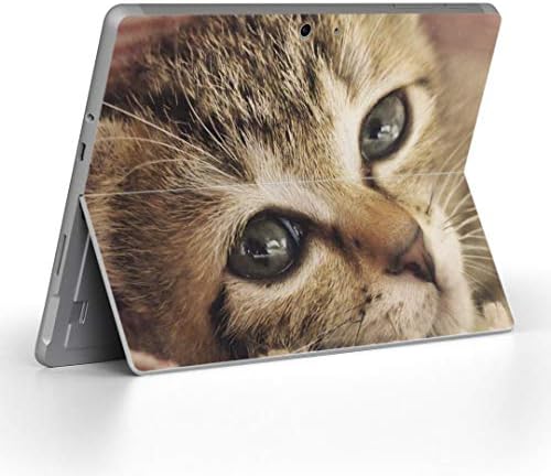 Декларална покривка на igsticker за Microsoft Surface Go/Go 2 Ultra Thin Protective Tode Skins Skins 001172 Cat Animal