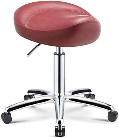 Столици од бања, столче за седло ергономско, стоматолошко столче за столче за доктор на стоматолози, прилагодлива мобилна столица