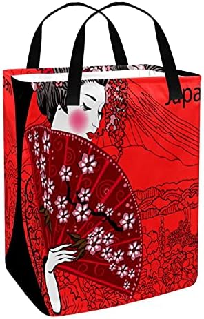Капотофу Пречка За Перење Со Рачка, Жена Јапонска Склоплива Голема Корпа За Складирање Памук За Облека