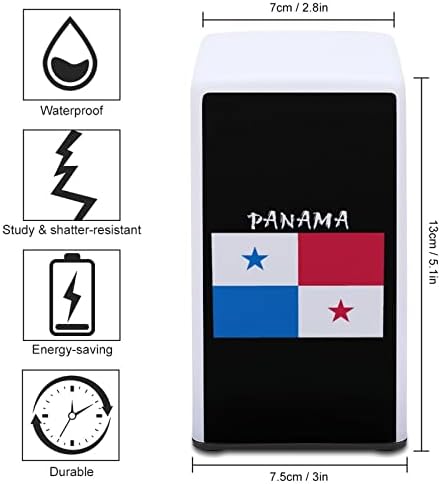 Знаме на Панама Мала маса за ламба Преносна ноќна маса за ламби за декорација за дневна соба за дневна соба