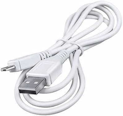 CJP-GEEK 3.3FT Бело микро USB DC Полнач за напојување кабел за кабел за замена за Xiaomi Redmi TWS Airdots кутија за полнење на слушалки