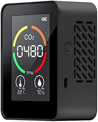Monitor Monitor, Xunion Air Monitor Monitor Formaldehyde CO2-TVOC Тестерска температура на влажноста Мерач K1N0 WP4